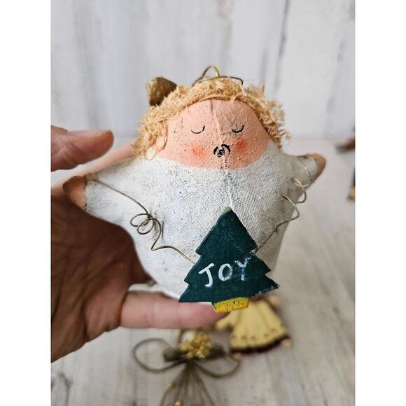 Angel vintage set magnet ornament tree wire ornament angel - Picture 3 of 10